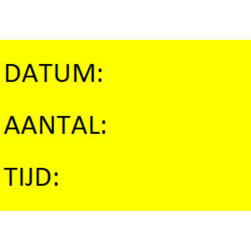 Etiket CDC Datum-aantal-tijd (777003)
